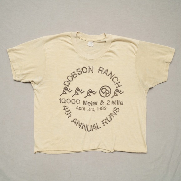 Tops - Vintage 80s Dobson Ranch 4th Annual Runs 1982 Continental Welcome Home T Shirt